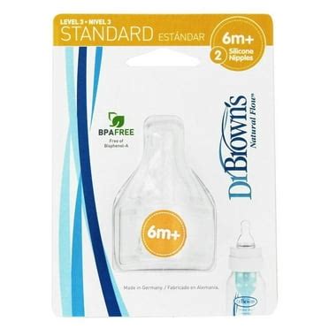 dr brown bottle nipples|Dr. Browns 8 Pack Natural Flow Level 4 Standard Nipple